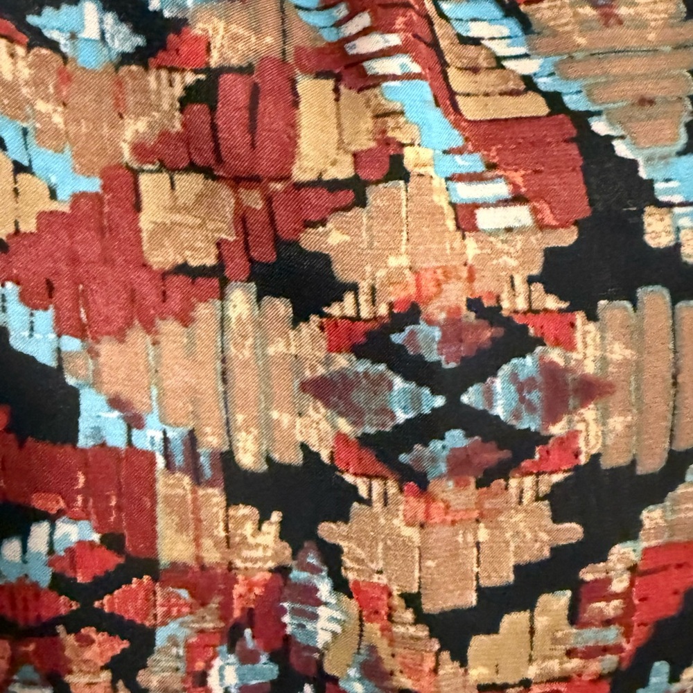 Multicolor Infinity Patterned Scarf - image 3